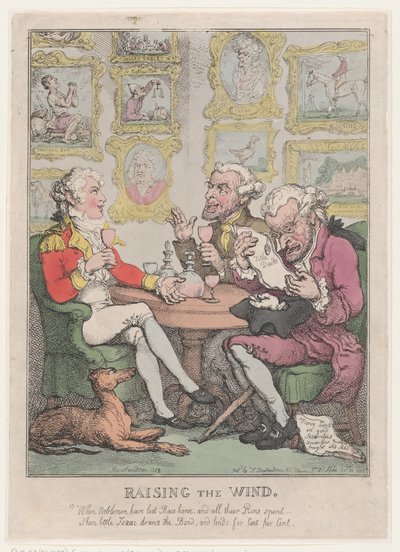 Raising the Wind da Thomas Rowlandson