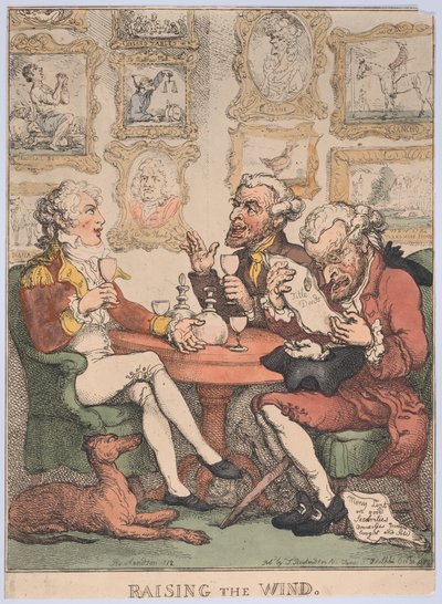 Raising the Wind da Thomas Rowlandson