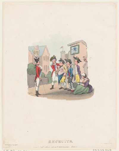 Reclute, 1 marzo 1803 da Thomas Rowlandson