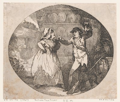 Ritorno dalla caccia da Thomas Rowlandson