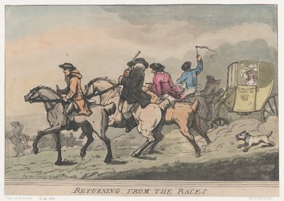Ritorno dalle corse, 1 dicembre 1791 da Thomas Rowlandson