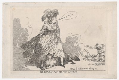 Reynard Messo alle Sue Prove, 23 aprile 1784 da Thomas Rowlandson