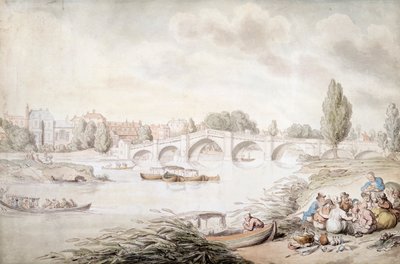 Ponte di Richmond, Londra da Thomas Rowlandson