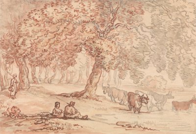 Parco di Richmond da Thomas Rowlandson