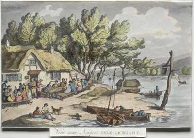 "Sketches from Nature" di Rowlandson: Veduta nei pressi di Newport, Isola di Wight da Thomas Rowlandson