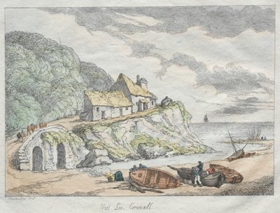 Schizzi di Rowlandson dalla Natura: West Loo, Cornovaglia, 1822 da Thomas Rowlandson