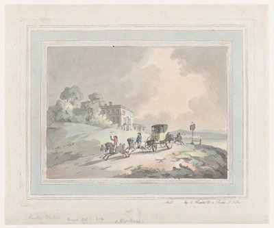 Schizzo rustico, o una carrozza postale in viaggio da Thomas Rowlandson