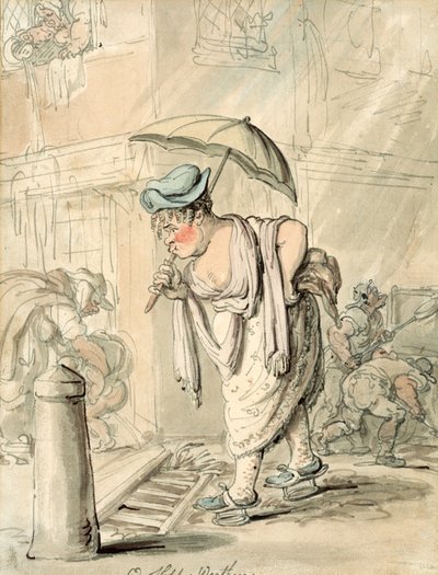 Tempo triste e fangoso da Thomas Rowlandson
