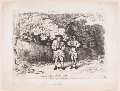 Scena in una farsa chiamata Il Quacchero, 22 dicembre 1783 da Thomas Rowlandson