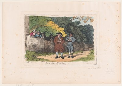 Scena in una farsa chiamata Il Quacchero, 22 dicembre 1783 da Thomas Rowlandson