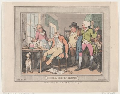 Scuola per Romani moderni, 10 maggio 1802 da Thomas Rowlandson