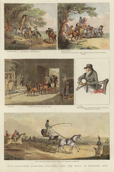 Serie di illustrazioni equestri da Thomas Rowlandson
