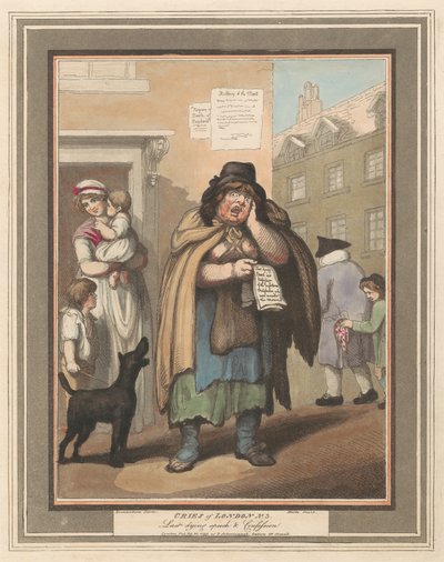 Serie di otto (3): Grida di Londra da Thomas Rowlandson