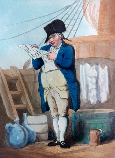 Impiegato delle provviste navali, 1799 da Thomas Rowlandson