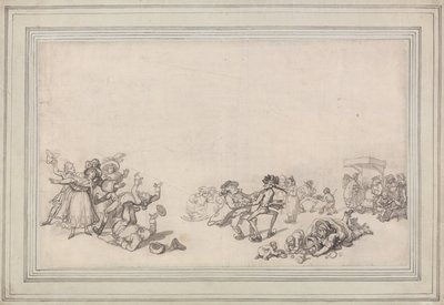 Pattinare sul Serpentine da Thomas Rowlandson