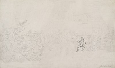 Schizzo per “The Recruiter” da Thomas Rowlandson