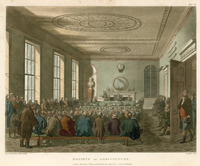 Società di Agricoltura da Thomas Rowlandson