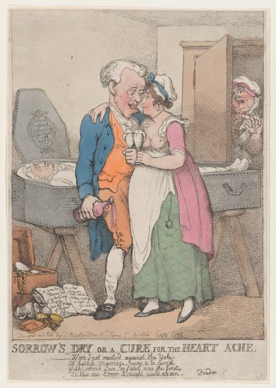Il rimedio per il dolore del cuore da Thomas Rowlandson
