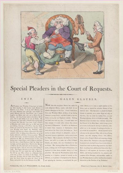 Avvocati speciali nella Corte delle Richieste, 28 maggio 1802 da Thomas Rowlandson