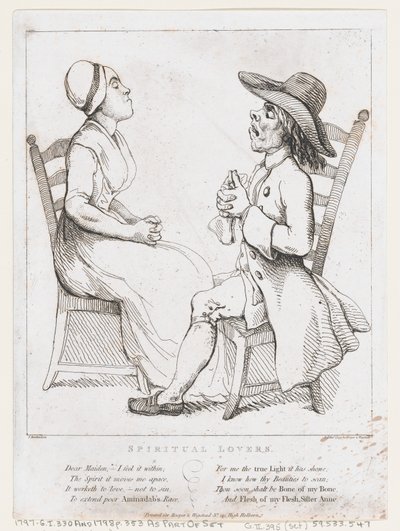 Amanti spirituali da Thomas Rowlandson