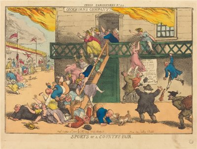 Giochi di una Fiera di Campagna da Thomas Rowlandson