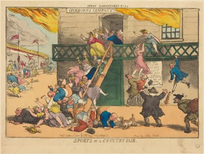Gli sport di una fiera di campagna da Thomas Rowlandson