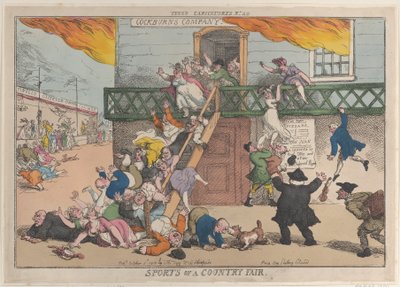 Giochi di una fiera di campagna, 5 ottobre 1810 da Thomas Rowlandson