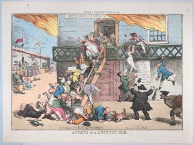 Sport di una fiera di campagna da Thomas Rowlandson