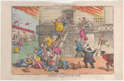 Giochi di una fiera di campagna, 5 ottobre 1810 da Thomas Rowlandson