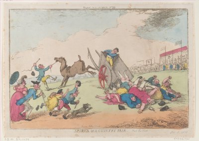 Sport di una fiera di campagna, parte prima, 5 ottobre 1810 da Thomas Rowlandson