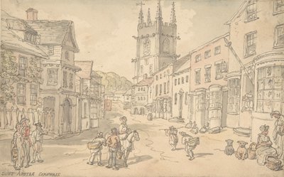 St. Austle, Cornovaglia, 1780-1827 da Thomas Rowlandson