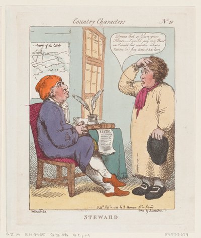 Steward, 10 settembre 1799 da Thomas Rowlandson