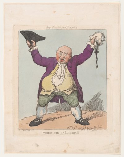 Le azioni sono in rialzo! Evviva!! da Thomas Rowlandson