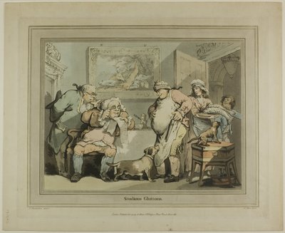 Golosi studiosi da Thomas Rowlandson