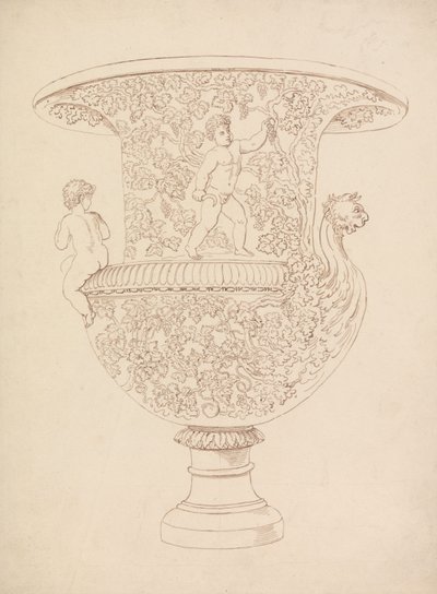 Studio di un vaso da Thomas Rowlandson