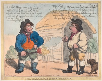 Le benedizioni della partnership, 28 luglio 1805 da Thomas Rowlandson
