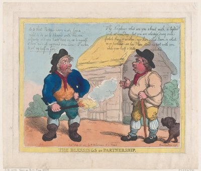 Le benedizioni della partnership da Thomas Rowlandson