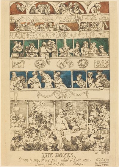 Le Scatole da Thomas Rowlandson