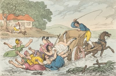 Il carrettiere e gli zingari, 10 maggio 1815 da Thomas Rowlandson