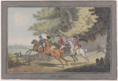 La caccia, 1 dicembre 1791 da Thomas Rowlandson