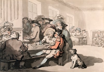 La casa del cioccolato, 1787 da Thomas Rowlandson
