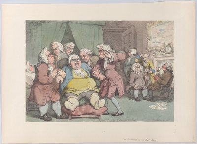 La consultazione, o ultima speranza, 30 giugno 1808 da Thomas Rowlandson