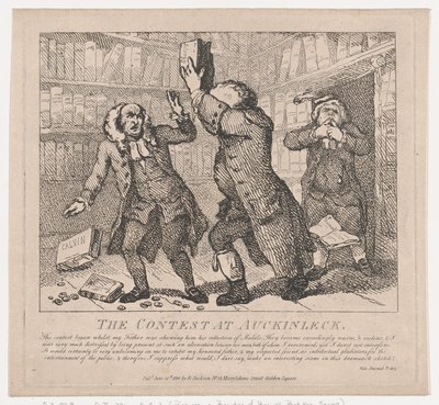 La Contesa ad Auckinleck, Bellezze Pittoresche di Boswell, Parte Seconda, 10 giugno 1786 da Thomas Rowlandson