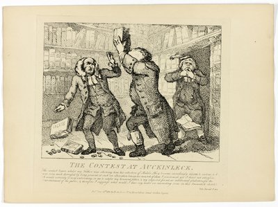 La gara di Auckinleck, dal Tour delle Ebridi di Boswell da Thomas Rowlandson
