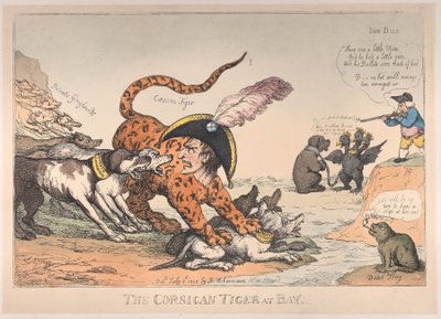 La tigre corsa in trappola! da Thomas Rowlandson