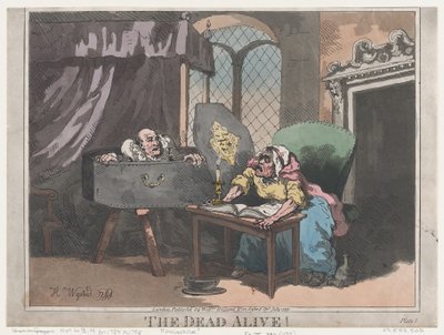 Il morto vivo!, luglio 1795 da Thomas Rowlandson