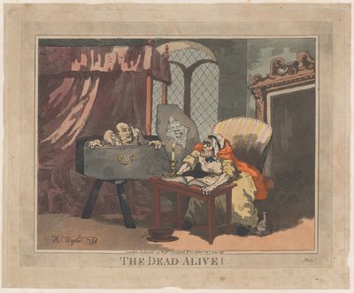 Il morto vivo!, luglio 1795 da Thomas Rowlandson