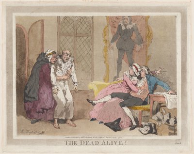 Il morto vivo!, luglio 1795 da Thomas Rowlandson