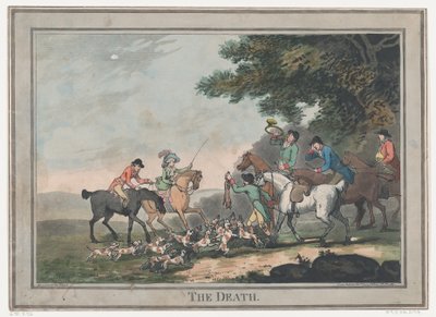 La morte da Thomas Rowlandson