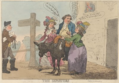 La partenza da Thomas Rowlandson